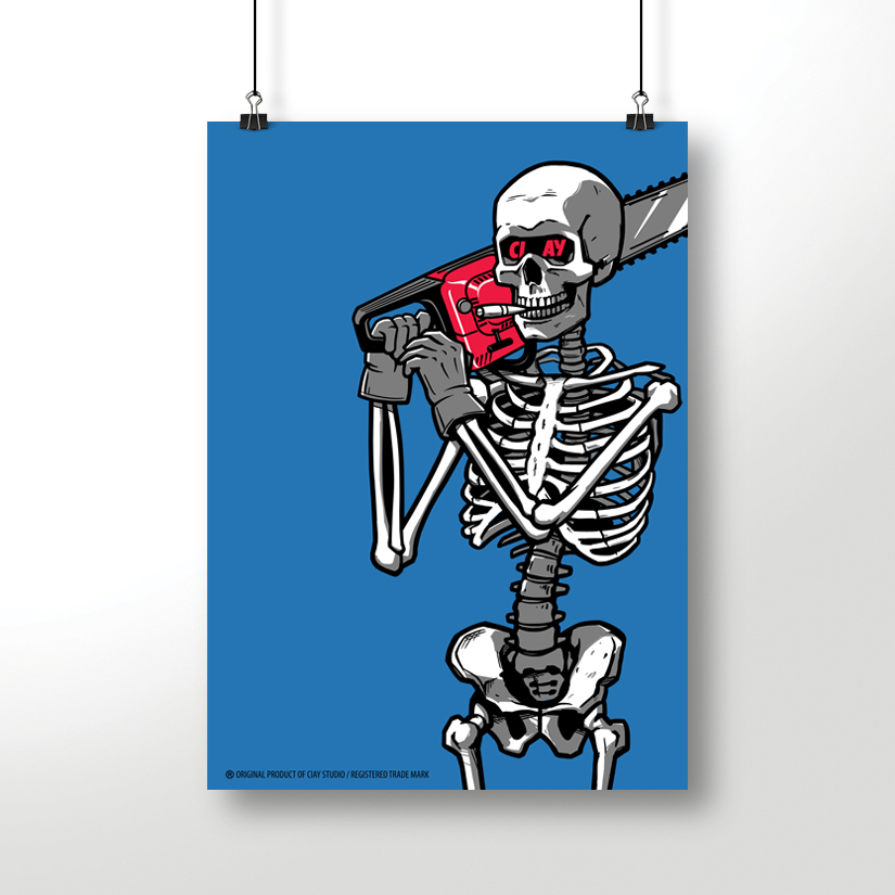 Постер CIAY Saw Skull