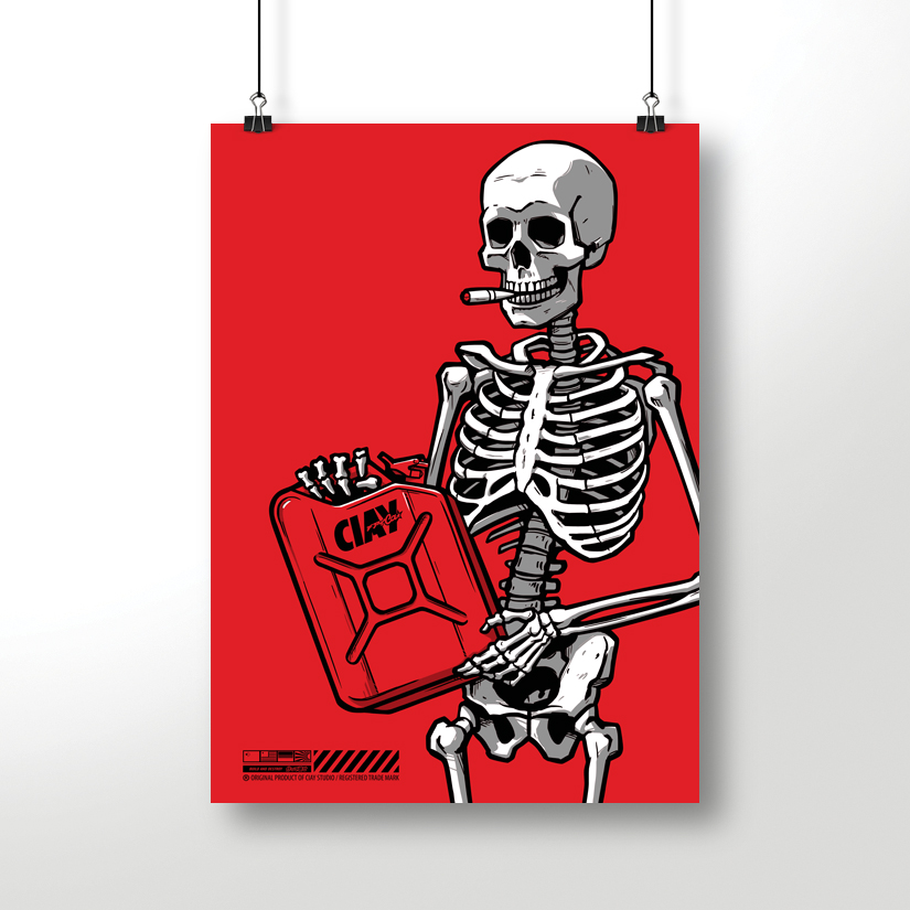 Постер CIAY Flammable