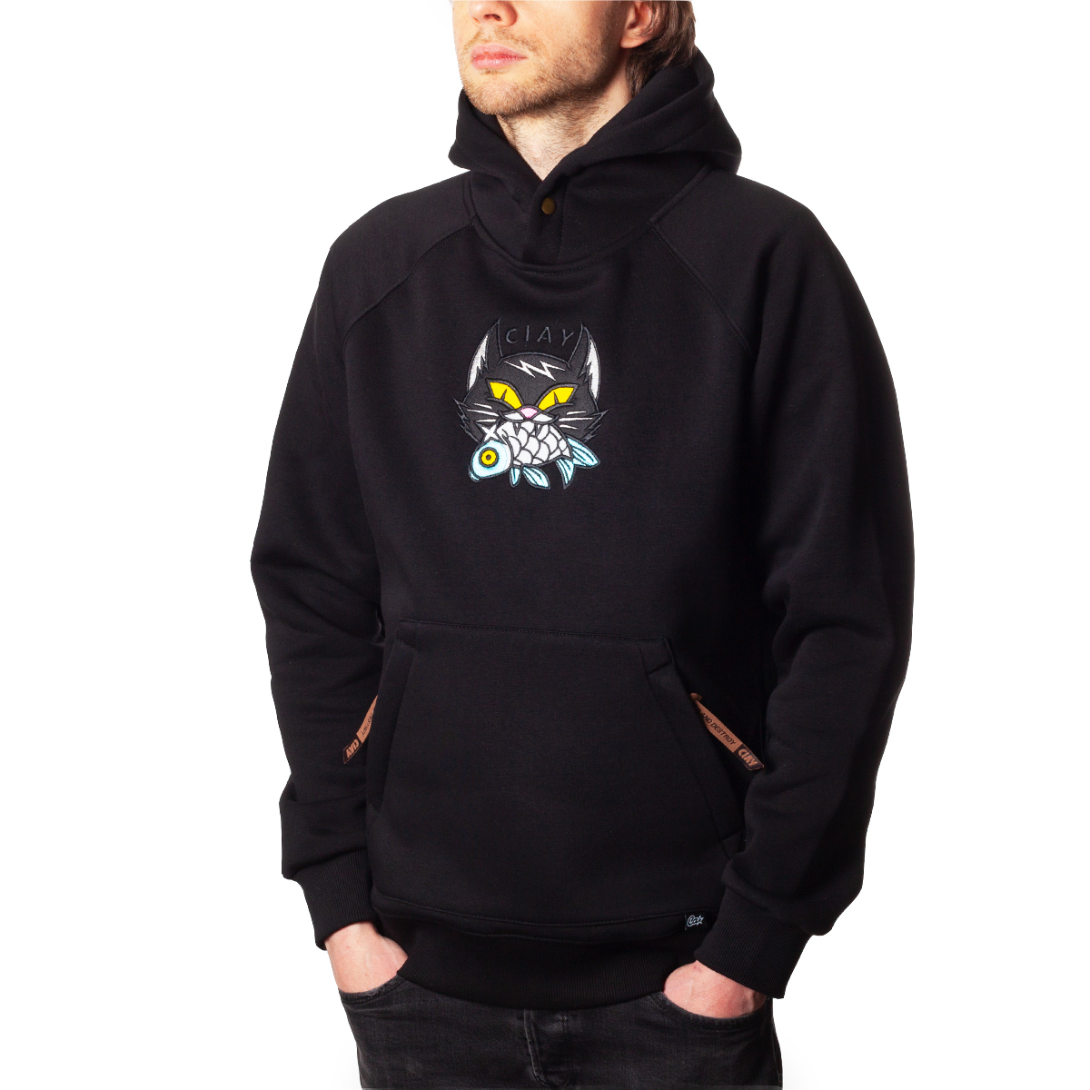 Худи Hunter Cat blk