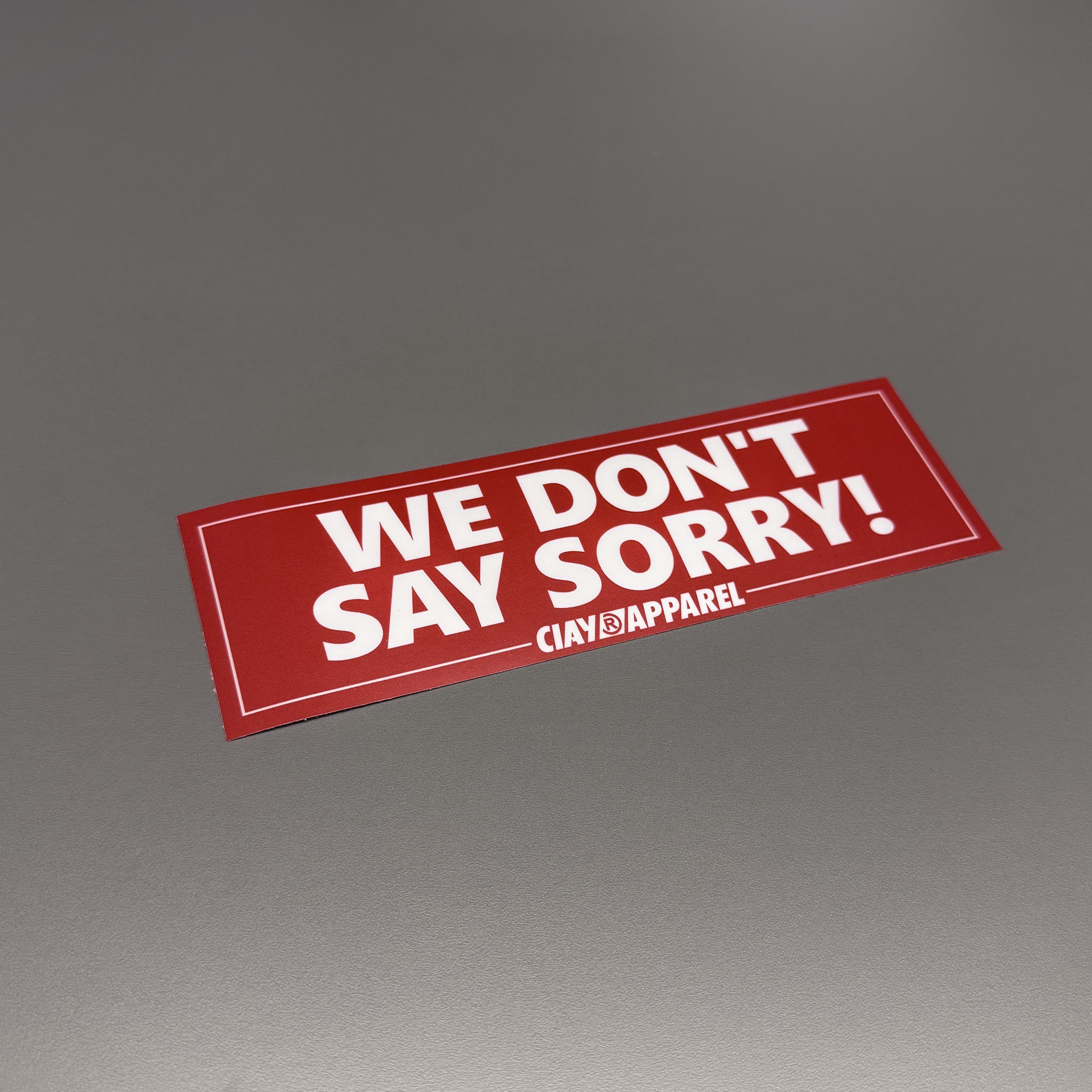 Стикер Slap We don't say sorry