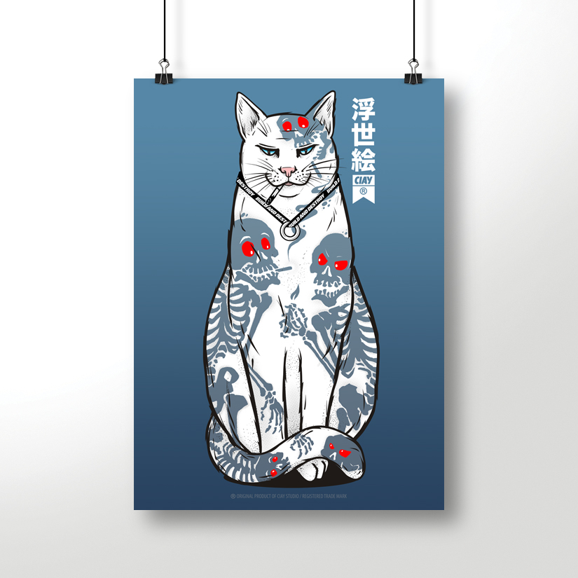 Постер CIAY Tattoo Cat