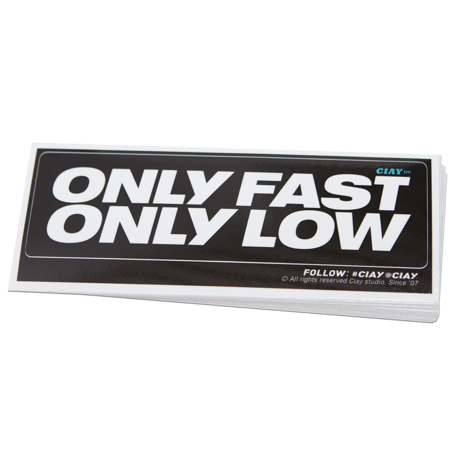 Стикер CIAY Only fast
