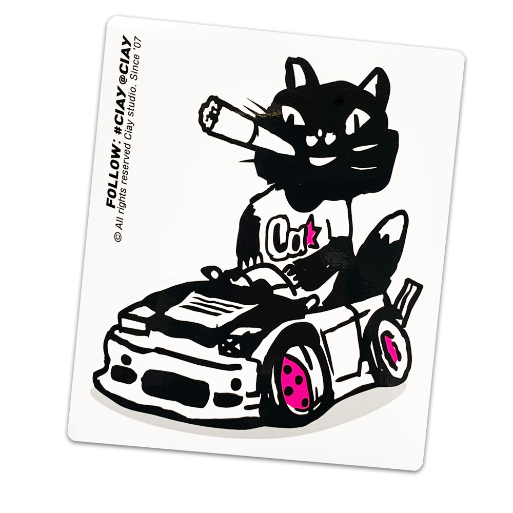 Стикер Кривой Кот