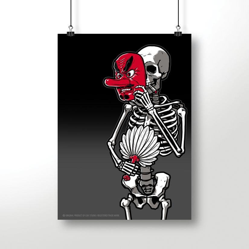 Постер CIAY Tengu Skull