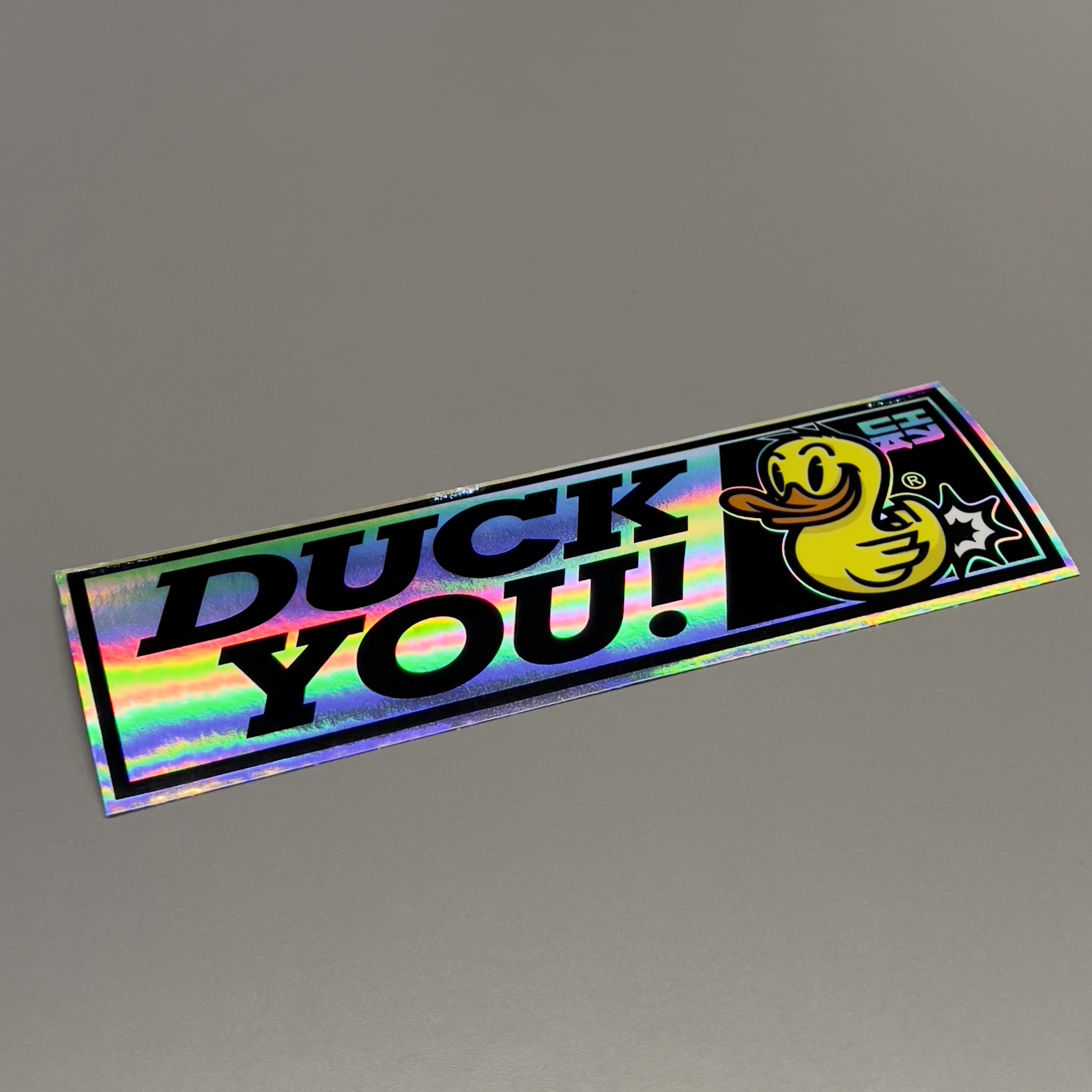 Стикер прямоугольный Duck You
