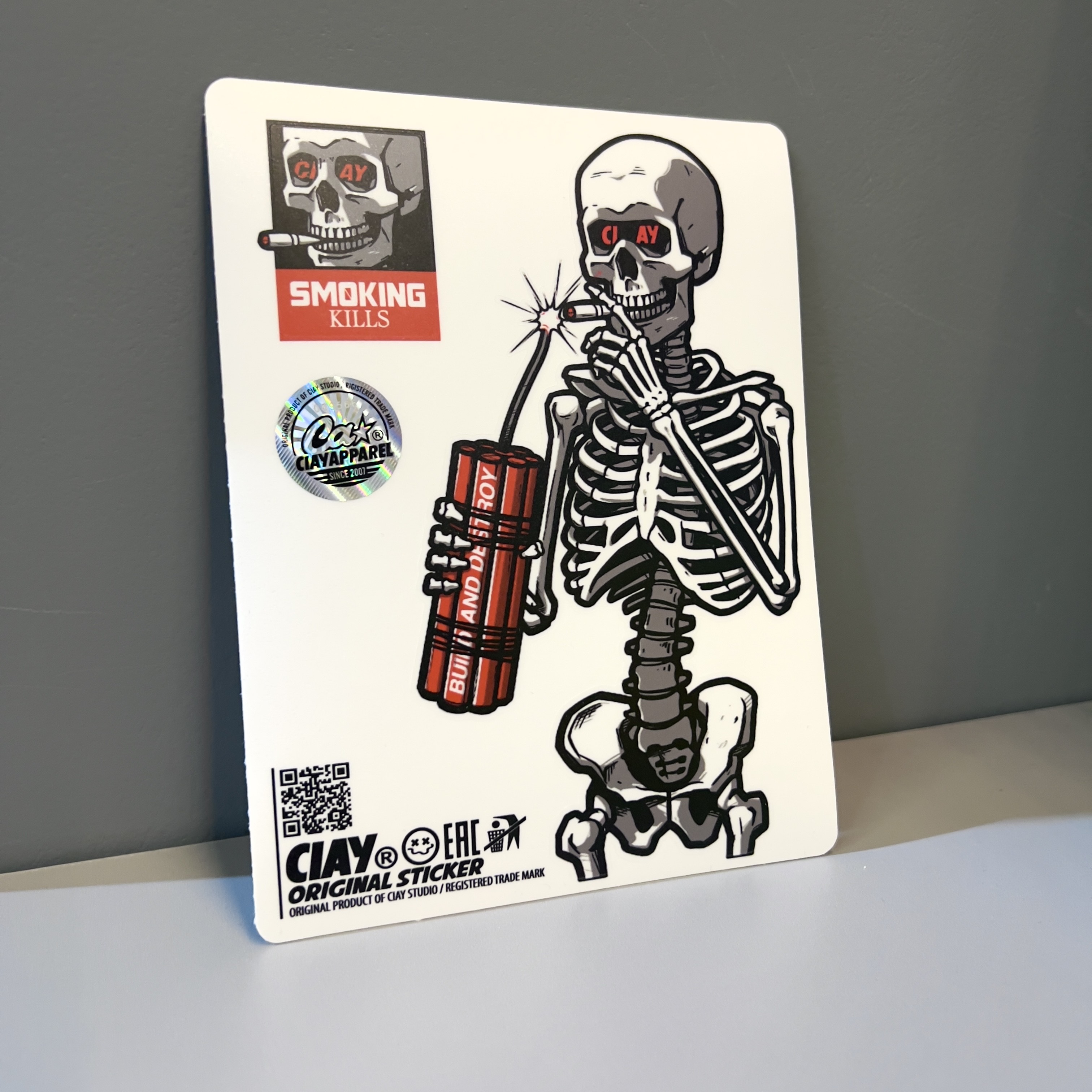 Стикер CIAY Dynamite Skull