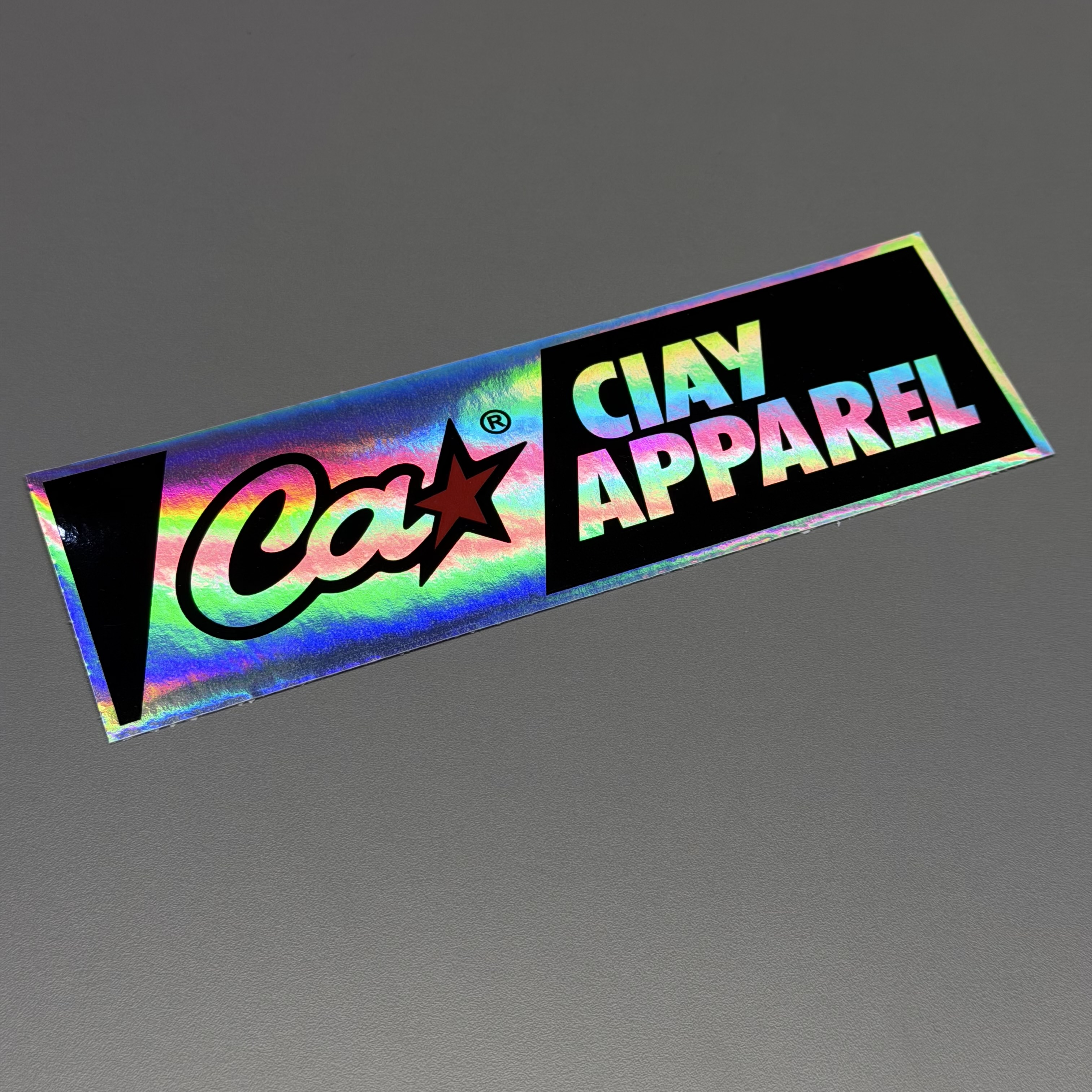 Стикер прямоугольный Slap logo