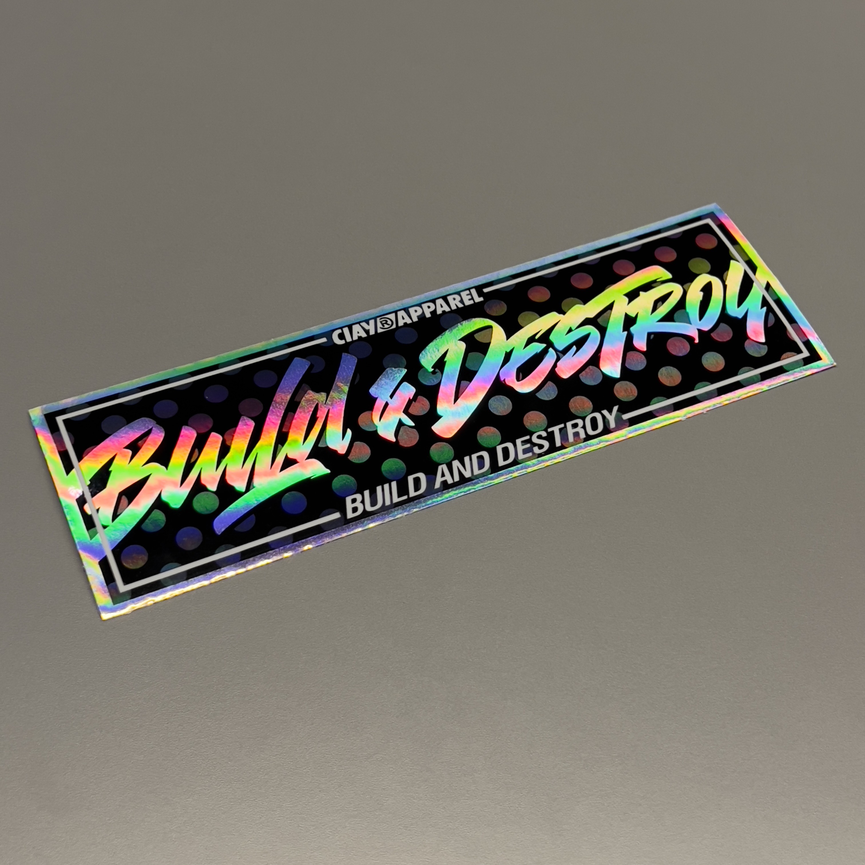 Стикер прямоугольный Build tag