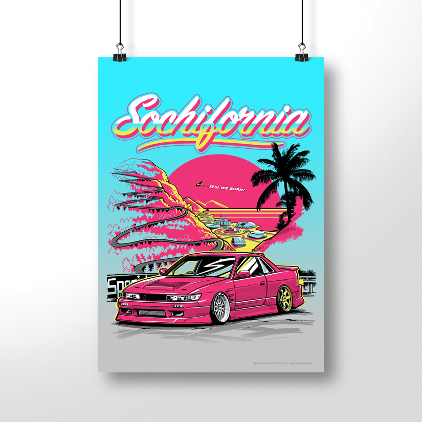 Постер CIAY Sochifornia