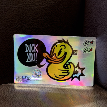 Стикер Say Duck You! holo
