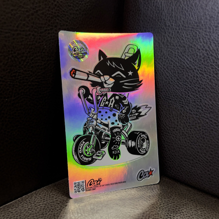 Стикер Ciay Homie cat holo